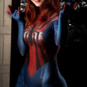 Spider-Girl Overall Mayday Parker Body Cosplay Kostüm Halloween Erwachsene Kinder - Bild 1 von 9