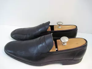 Mocassini da uomo neri Allen Edmonds Georgetown in pelle taglia 12 B - Foto 1 di 6