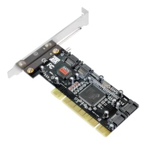 Scheda controller convertitore PCI a 4 porte SATA Serial ATA RAID Sil3114 - Foto 1 di 5