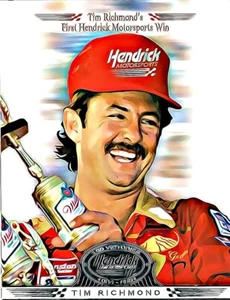 Tim Richmond Super Shots Silver Digital Art Trading Card & Video Issue #28/1000 - Picture 1 of 4