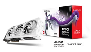 Sapphire PURE Polar RX 9070 16G D6 OC Graphics card - Afbeelding 1 van 8