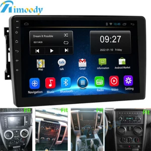 10.1" Android 13 Car Stereo Radio GPS Navi For Jeep Wrangler Chrysler Dodge Ram - Picture 1 of 18