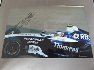12" x 8" HAND SIGNED PHOTO - ALEX WURZ - F1 - WILLIAMS (3) - Picture 1 of 1