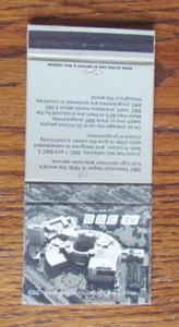 CUBIERTA MATCHBOOK ESTACIÓN DE TELEVISIÓN BBC: CUBIERTA VACÍA REINO UNIDO -A14 - Imagen 1 de 1