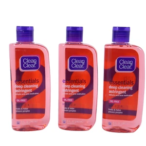 3x Clean & Clear Essentials Oil-Free Deep Cleaning Astringent 05/2025 exp - Picture 1 of 3