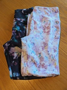 RBX Fading Begonia Super Soft 26" Inseam Legging (M) & Sweat Pea Super Soft 7/8 - Picture 1 of 7