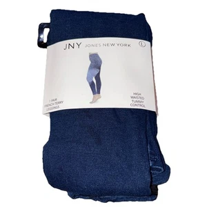 WOMEN'S CLOTHING/ LEGGINGS/ JONES NEW YORK/ DK BLUE / STRAIGHT LEG/ SIZE LARGE - Picture 1 of 3