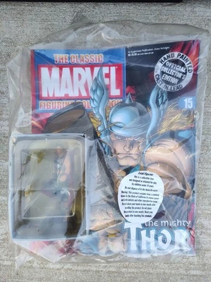 Figura y revista Eaglemoss Classic Marvel Collection Mighty Thor Plomo #15 H34 Foto 1 de 2