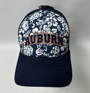 Sombrero de Tigres Universitarios Castaño Rojizo Suave Hawaiano Floral Correa Trasera Gorra de Papá El Juego Nuevo con Etiquetas - Imagen 1 de 10