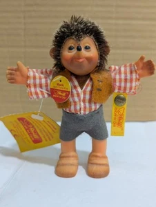 Antiguo erizo Steiff Macki vintage con etiquetas. 12cm. Por favor lea - Imagen 1 de 12