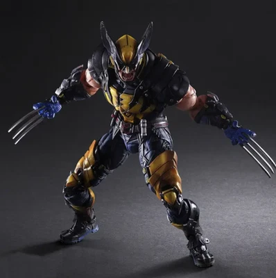 Wolverine Action Figure 24cm Play Arts Kai Style Marvel con Box - Immagine 1 di 4