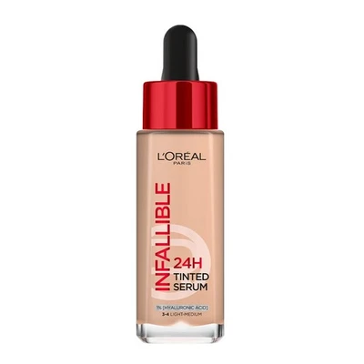 L'Oreal Paris Infallible 24H Tinted Serum Foundation  Transfer-Proof- 30Ml - Image 1 of 4