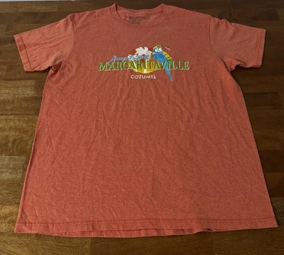 Camiseta Margaritaville Coral Hombre XL Parrot Jimmy Buffett Foto 1 de 4