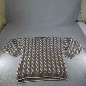 Vintage Sweater Mens XL Gray Heavyweight Thick Pullover USA 90s Liberty Sweaters - Picture 1 of 18
