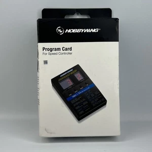 Caja de tarjetas de programa HOBBYWING ESC LED para Platinum V1/V2 FlyFun V5 XeRun CAJA ABIERTA - Imagen 1 de 7