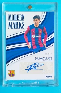 2023-24 Panini Immaculate Barcelona Pedri MODERN MARKS Auto 7/10 - Picture 1 of 2