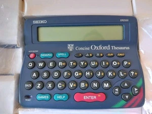 Seiko Concise Oxford Thesaurus ER2500 Electronic Dictionary - Picture 1 of 3