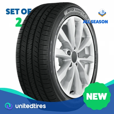 Set of (2) New 185/60R15 Yokohama Avid Ascend LX 84H - Image 1 of 4