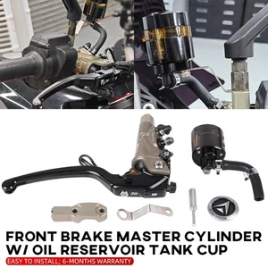 Front Brake Master Cylinder Lever w/ Oil Reservoir Tank Cup For 1290 Super DukeR - Picture 1 of 16