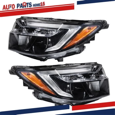 For Honda Ridgeline RTL/Sport 2021-2025 2PCS LH+RH Headlights W/O LED DRL Black Foto 1 de 4