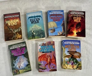 The Death Gate Cycle Dragon Wing Weis/Hickman Complete Series Vintage PB Lot - Picture 1 of 16
