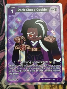 CookieRun Braverse TCG - Dark Choco Cookie (BS3-099) R Foil - Picture 1 of 2