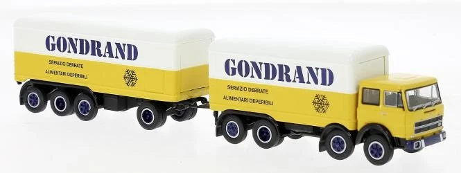 Camión Brekina Fiat 691 tren maleta Gondrand (I) 58541