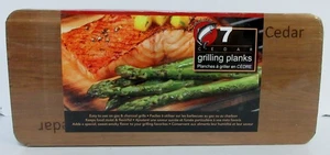 New 7 PC Coastal Cuisine Cedar Grilling Planks Soak Smoke & Serve Canada 7X16" - Picture 1 of 6