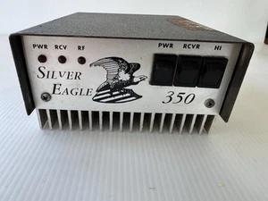 Wzmacniacz liniowy Silver Eagle 350 vintage rzadki - wyprodukowany w USA - NIEPRZETESTOWANY - Zdjęcie 1 z 10