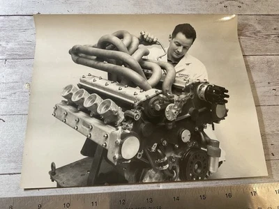 ¿MOTOR DE CARRERAS FORD SHELBY ORIGINAL AÑOS 60 GT-40? Foto de fábrica 2 Foto 1 de 2