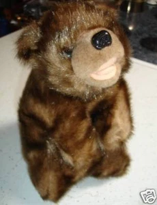 Oso pardo grizzly PUPPET Hands move peluche peludo fotografía disfraz cub scout - Imagen 1 de 7