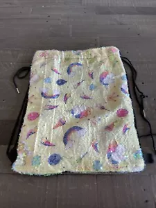 Sequin unicorn drawstring backpack BS3 - Picture 1 of 4