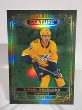 2022-23 UD STATURE 2 GREEN FOIL #/99 BRADY TKACHUK & MIKAEL GRANLUND