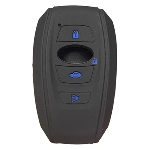 Fit Subaru Forester Ascent 4 Button Black Smart Remote Key Silicone Case Cover - Picture 1 of 10