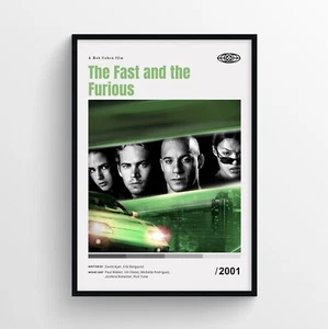 The Fast and the Furious Movie Poster Druck, Wandbild - ungerahmt - Bild 1 von 3