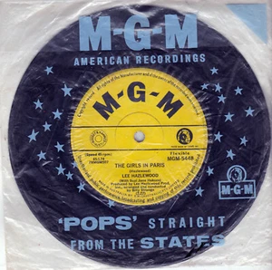 LEE HAZLEWOOD The Girls In Paris / Them Girls 45 SirH70 - Picture 1 of 2