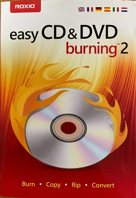 Roxio Easy CD & DVD Burning 2 - Disc Burner & Video Capture Software Brand New  - Image 1 of 4
