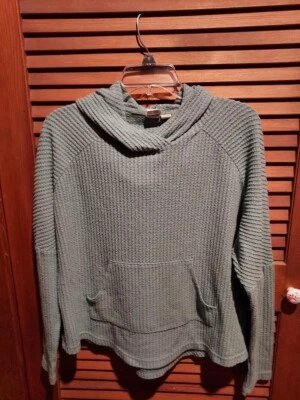 CHAQUETA SUÉTER CON CAPUCHA ROXY MUJER VERDE SALVIA CLARO TALLA M, ¡usada en excelente estado! Foto 1 de 4