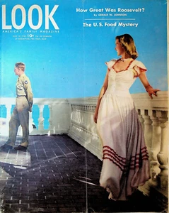 Look Magazine July 10 1945 WWII Maureen O'Hara Ella Raines - Picture 1 of 2