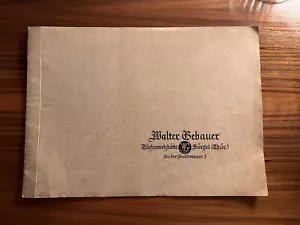 Musterbuch Katalog Bürgeler Werkstätte Walter Gebauer Bürgel Thüringen Keramik - Bild 1 von 7