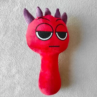 Game Sprunki Plush RADDY Red Plush Doll Cute Soft Stuffed Toy 25cm - Image 1 of 4