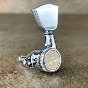 Gotoh Tuner SG301 MG-T-01 - Chrom - 3 pro Seite - für Les Paul - 05192CYTX - Bild 1 von 5