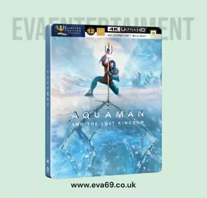 Aquaman and the Lost Kingdom Steelbook 4K UHD Blu-ray P&P Free - Picture 1 of 1