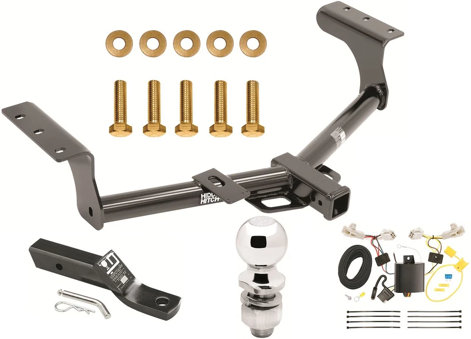 COMPLETE TRAILER HITCH PKG W/ WIRING KIT FITS 13-17 TOYOTA RAV4 CLASS 3 - Image 1 of 1