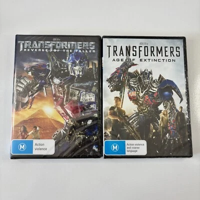 Transformers Age Of Extinction & Transformers Revenge Of The Fallen DVD Sealed - Image 1 of 4