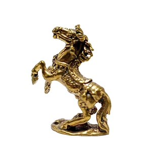 Pferd fliegend Figur Statue Messing Feng Shui für Karriere Erfolg Sieg Reichtum - Bild 1 von 12