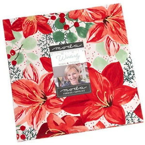 Winterly Moda Layer Cake 42 100% Cotton 10" Precut Quilt Squares - Picture 1 of 2