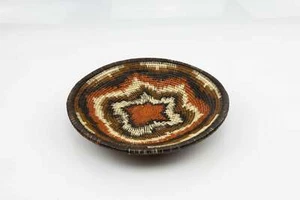 Wounaan Indian Hand Woven Star Burst Panama Plate Basket - Picture 1 of 5
