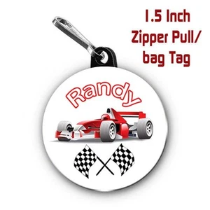 Formel 1 ZIPPER PULL zwei personalisierte Zipper Pulls mit Namen nach Wahl - Bild 1 von 4