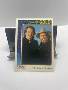 The Bellamy Brothers 1992 33 tarjetas esterlinas oro país tarjeta coleccionable TC CC - Imagen 1 de 2